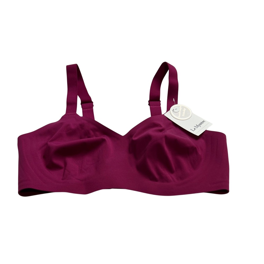 Le Mystere Smooth Shape Unlined Bra Women Small Mulberry 5212 Wireless A24